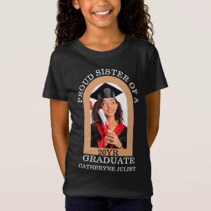 Anpassningsbar Modern Arch Photo stolt syster stud T Shirt
