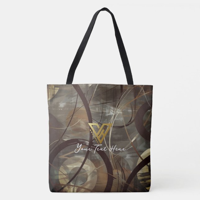Anpassningsbar: Modern Artisan Tote Bag Tygkasse (Framsida)