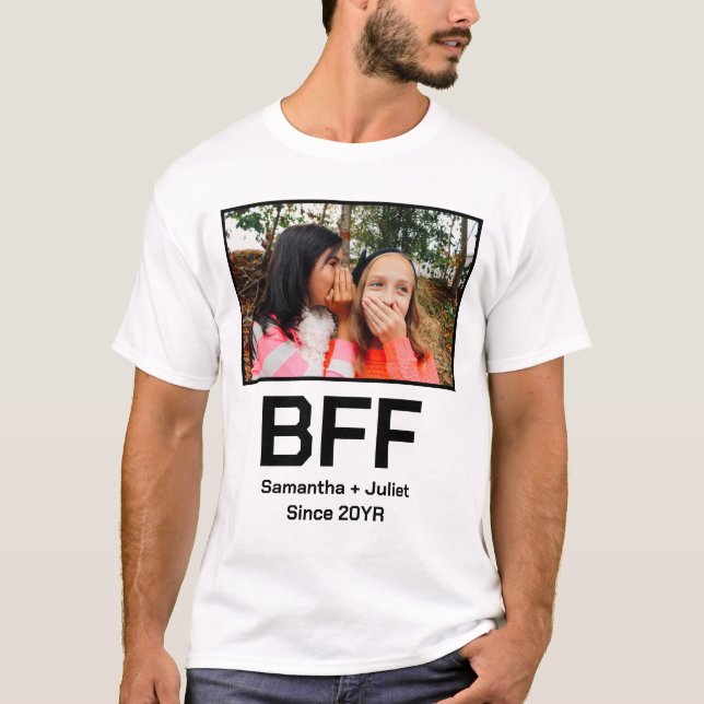 Anpassningsbar modern, bästa vän som alltid spelar t shirt (Framsida)