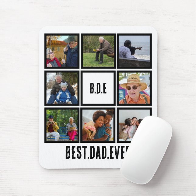 Anpassningsbar Modern BDE Bästa Pappa någonsin, 8  Musmatta (Med mus)