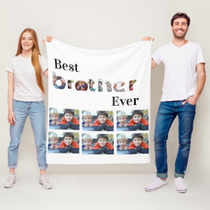 Anpassningsbar Modern Best Brother någonsin 13 Pho Fleecefilt