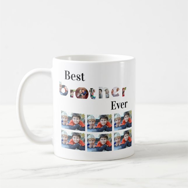 Anpassningsbar Modern Best Brother någonsin 13 Pho Kaffemugg (Vänster)