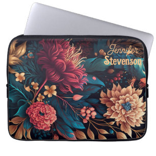 Anpassningsbar Modern Blommigt Ljusa färger Person Laptop Fodral