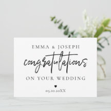 Anpassningsbar modern chic Grattis par nyligen lyv