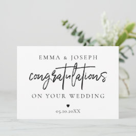 Anpassningsbar modern chic Grattis par nyligen lyv