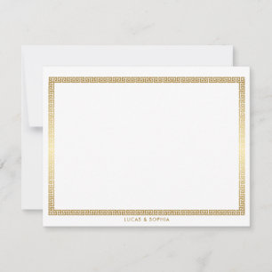 Anpassningsbar Modern chic minimalistisk personlig Anteckningskort