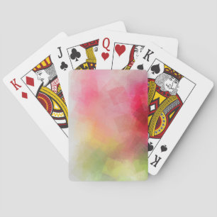 Anpassningsbar Modern Colorful Abstrakt Art Elegan Casinokort