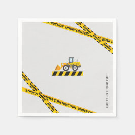 Anpassningsbar Modern Construction Lastbil Party P Pappersservett