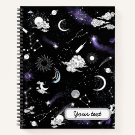 Anpassningsbar Modern Cute Galaxy himmel stjärnor 