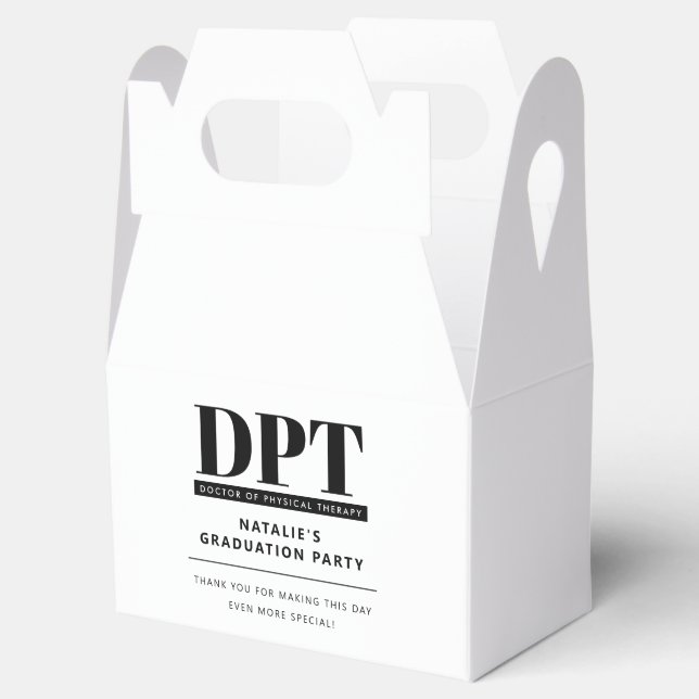 Anpassningsbar Modern DPT Doktor of Physical Thera Presentaskar (Öppnad)