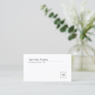 Anpassningsbar Modern Elegant Company Logotyp Temp Visitkort
