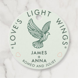 Anpassningsbar Modern Elegant Ett par Snyggtar Hjä Gåvor Etiketter