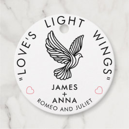 Anpassningsbar Modern Elegant Ett par Snyggtar Hjä Gåvor Etiketter