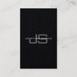 Anpassningsbar Modern Elegant Monogram - lyx Visitkort