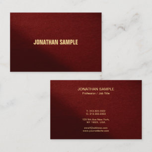 Anpassningsbar Modern Elegant Professionell Templa Visitkort