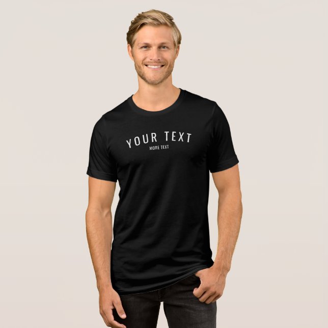 Anpassningsbar Modern Elegant Simple Template Mana T Shirt (Framsida Full)