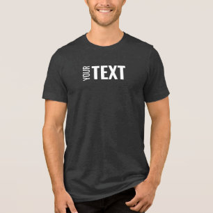 Anpassningsbar Modern Elegant Text Manar Charcol B T Shirt