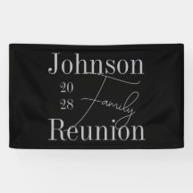 Anpassningsbar Modern Family Reunion Black Silver 