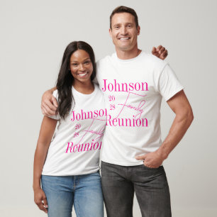 Anpassningsbar Modern Family Reunion Party Shock r T Shirt