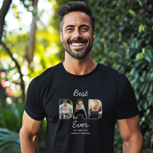 Anpassningsbar Modern Fars dag Bästa Pappa någonsi T Shirt