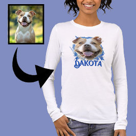 Anpassningsbar Modern Grunge Djurälskare Pitbull H T Shirt