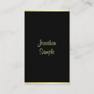 Anpassningsbar Modern Guld-handskript, Personlig Visitkort