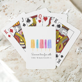 Anpassningsbar modern ljus, färgstark, modern somm casinokort