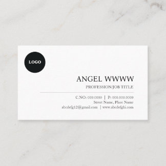 Anpassningsbar Modern minimal Professionell normal Visitkort