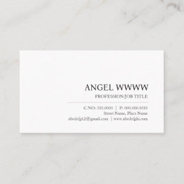 Anpassningsbar Modern minimal Professionell normal Visitkort