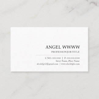 Anpassningsbar Modern minimal Professionell normal Visitkort