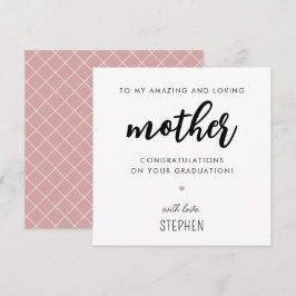 Anpassningsbar Modern och Cute Mor Studenten Kort