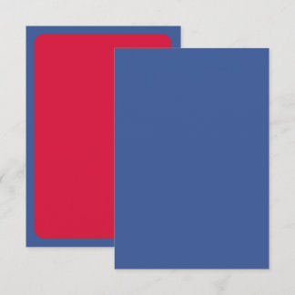 Anpassningsbar Modern OSA kort - Blue & Crimson Du