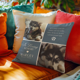 Anpassningsbar Modern Pet Memorial Photo Kudde