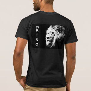 Anpassningsbar Modern Pop Art Manar för Lejon Eleg T Shirt