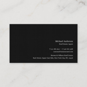 Anpassningsbar Modern Professionell Black Geometri Visitkort