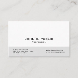 Anpassningsbar Modern Professionell Elegant Templa Visitkort