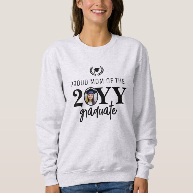 Anpassningsbar Modern Proud Mamma i Student föräld T Shirt (Framsida)