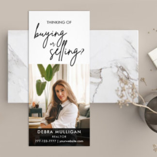 Anpassningsbar Modern Real Gods-rackkort Reklamkort