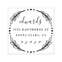 Anpassningsbar Modern Returadress för utandningssk Självfärgande Stämpel