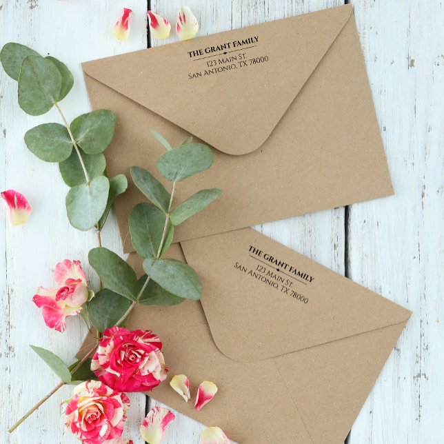 Anpassningsbar Modern Returadress Självfärgande Stämpel (Skapare uppladdad)