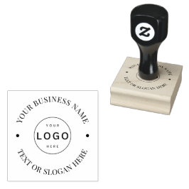 Anpassningsbar Modern Round Business Logotyp-markn Stämpel