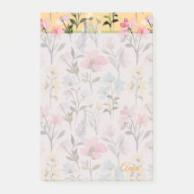 Anpassningsbar Modern söta, vackra vattenfärgsblom