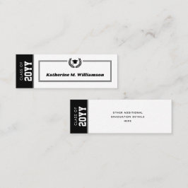 Anpassningsbar Modern Studenten Namn-kortinfogning