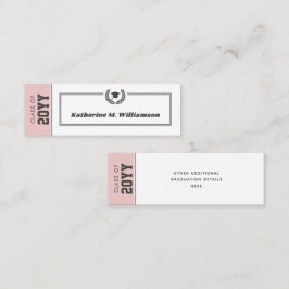 Anpassningsbar Modern Studenten Namn-kortinfogning