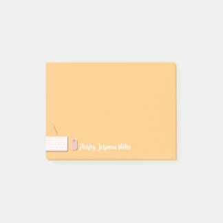 Anpassningsbar Modern Tangentbord Design Post-it Block