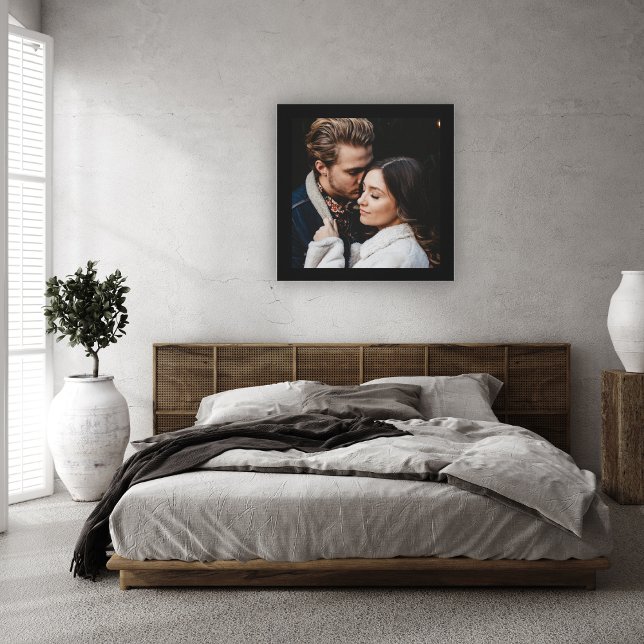 Anpassningsbar Modern Thick Black Ram Canvastryck (Skapare uppladdad)