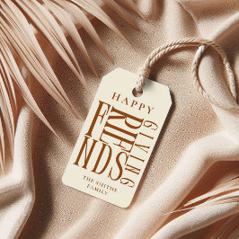 Anpassningsbar Modern vänner som ger fall Elegant Presentetikett