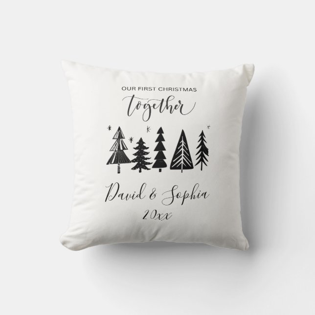 anpassningsbar modren boho christmas-kudde för par kudde (Framsida)