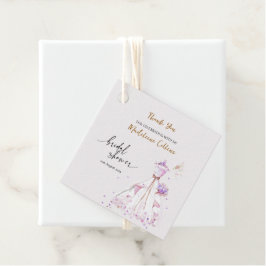 Anpassningsbar Möhippa Bröllop klänning Tack Gåvor Etiketter