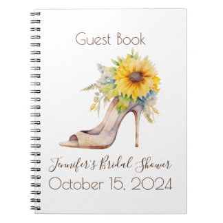 Anpassningsbar Möhippa Solrosskon Guestbook Anteckningsbok